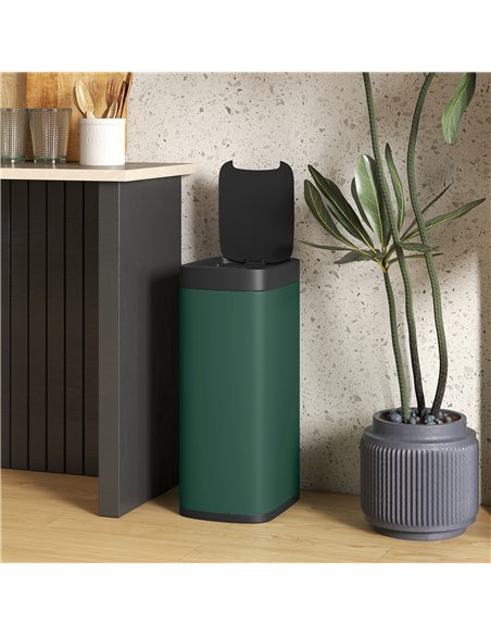 HOMCOM 50L Sensor Bin, Automatic Kitchen Bin, Manual Override, Battery Operated, Inner-Bucket-Free, for Kitchen, Bedroom - pic 172776 | FastDaddyshop
