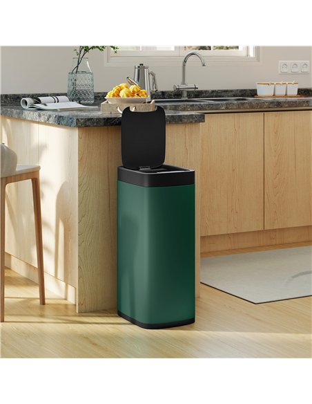 HOMCOM 50L Sensor Bin, Automatic Kitchen Bin, Manual Override, Battery Operated, Inner-Bucket-Free, for Kitchen, Bedroom - pic 172777 | FastDaddyshop