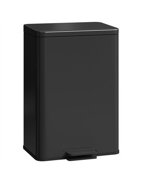 HOMCOM 20L Kitchen Bin with Soft-Close Lid and Stay-Open Function, Stainless Steel Pedal Bin with Removable Inner Bucket for Kit - pic 172851 | FastDaddyshop