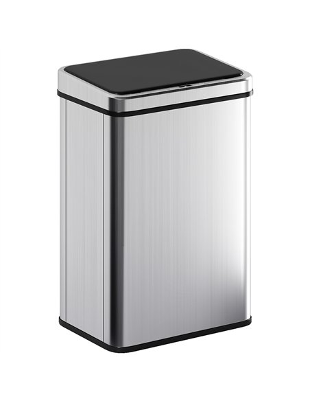 HOMCOM 40L Sensor Bin with Quiet Soft-Close Lid, Automatic Touchless Motion Sensor Kitchen Bin with Fingerprint Resistant Stainl - pic 172869 | FastDaddyshop