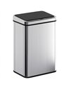 HOMCOM 40L Sensor Bin with Quiet Soft-Close Lid, Automatic Touchless Motion Sensor Kitchen Bin with Fingerprint Resistant Stainl