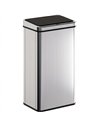 HOMCOM 50L Sensor Bin with Quiet Soft-Close Lid, Automatic Touchless Motion Sensor Kitchen Bin with Fingerprint Resistant Stainl