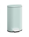 HOMCOM 30 L Modern Curved Kitchen Bin - Green