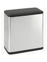HOMCOM 8L Hanging Kitchen Bin, Rubbish bin with Lid and Removable Inner Bucket for Under Cabinet Door, Under Sink, Office