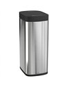 HOMCOM 50L Sensor Bin, Automatic Kitchen Bin, Manual Override, Battery Operated, Inner-Bucket-Free, for Kitchen, Bedroom