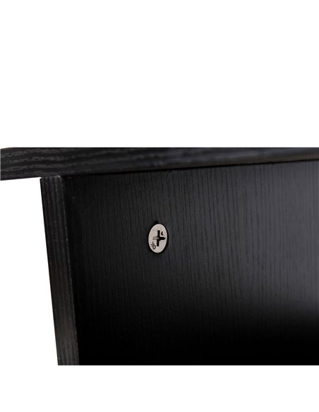 Homcom Modern TV Stand with Shelves, Black - pic 17302 | FastDaddyshop
