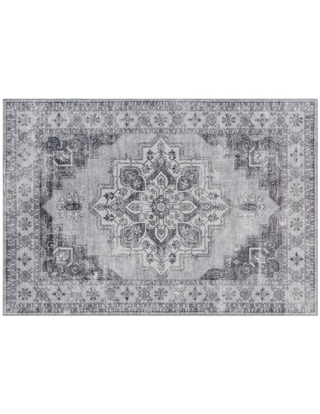 HOMCOM Vintage Area Rug, Non-Slip Washable Rug, Flannel Floor Carpet for Living Room, Bedroom, Dining Room, Home Office, 290 x 2 - pic 173031 | FastDaddyshop