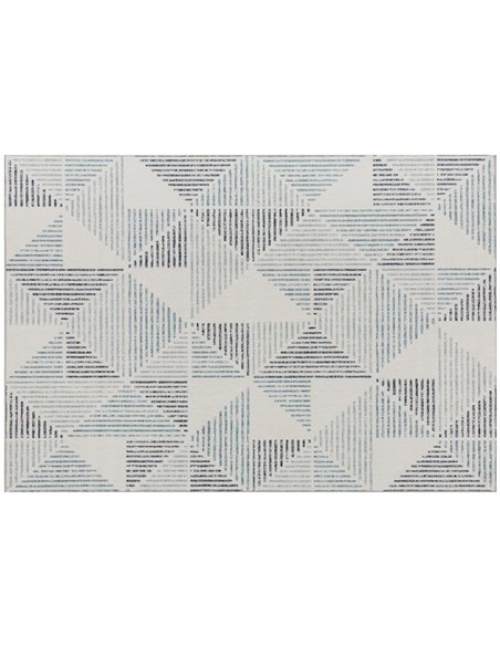 HOMCOM Modern Area Rug, Geometric Pattern Non-Slip Washable Rug, Soft Floor Carpet for Living Room, Bedroom, Dining Room, Home O - pic 173058 | FastDaddyshop
