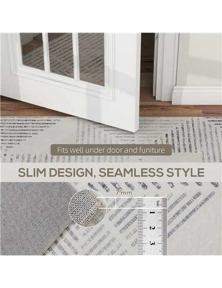 HOMCOM Modern Area Rug, Geometric Pattern Non-Slip Washable Rug, Soft Floor Carpet for Living Room, Bedroom, Dining Room, Home O - pic 173082 | FastDaddyshop
