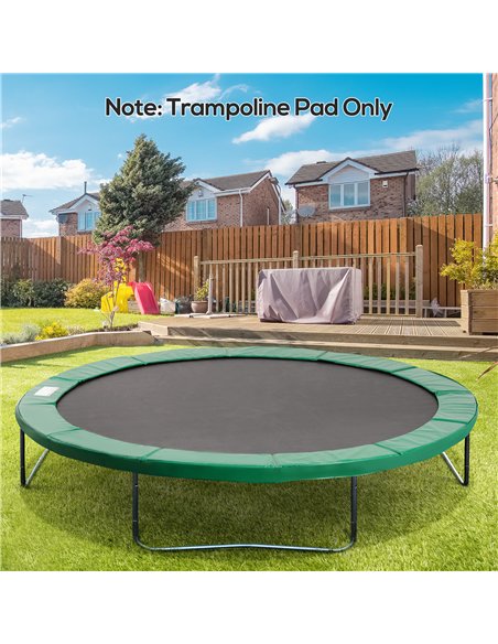 HOMCOM 12FT Replacement Trampoline Pad Thick Foam Safety Φ366cm Spring Cover Bounce Padding - Green - pic 173185 | FastDaddyshop