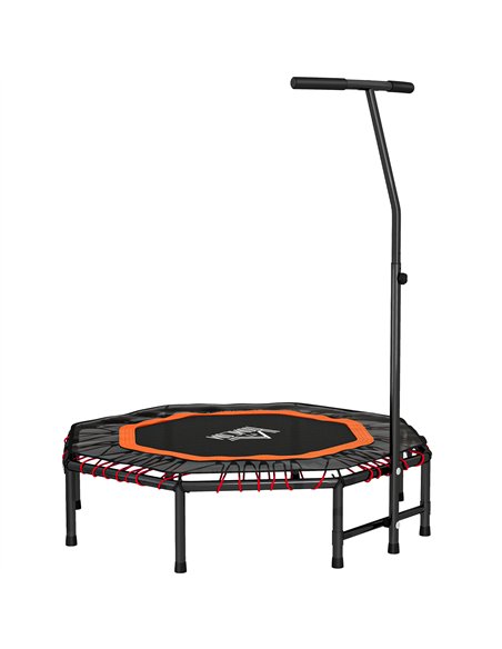 HOMCOM Fitness Trampoline, Bouncer with Adjustable Handle, Max Load 150 kg - pic 173193 | FastDaddyshop