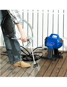 HOMCOM Airless Paint Sprayer, Thinning-Free, Electric﻿ Fence Paint Sprayer for Exterior and Inner DIY Painting Projects, Wall Sp 2