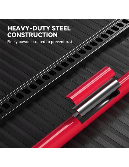 HOMCOM 3 Tonne Farm Jack, 33" High Lift Jack for 4x4 Tractors Trucks Agricultural Lifting, Red - pic 173271 | FastDaddyshop