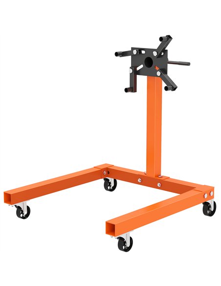 HOMCOM Engine Stand, 570 kg Rotating Engine Stand with 360 Degree Adjustable Head, 4 Mounting Arms, Heavy Duty Steel Support, Un - pic 173292 | FastDaddyshop