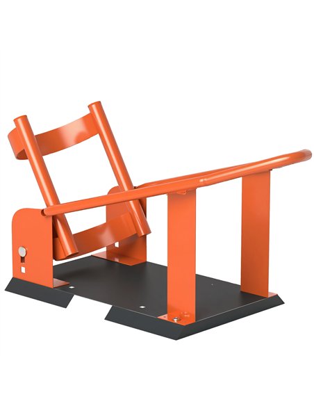 HOMCOM Motorcycle Wheel Chock, 816.5 kg Capacity Heavy Duty Steel Motorcycle Front Wheel Chock Holder with 3 Height Adjustable H - pic 173328 | FastDaddyshop