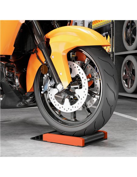 HOMCOM Motorcycle Wheel Cleaning Roller Stand with Aluminium Alloy Frame and Rollers, Motorcycle Maintenance Stand for Tyre Clea - pic 173338 | FastDaddyshop