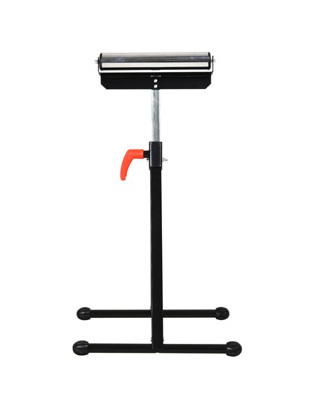 HOMCOM Set of 2 Folding Roller Stand, Material Support Pedestal with Ball Bearing Roller Height Adjustable Portable, Metal Const - pic 173361 | FastDaddyshop