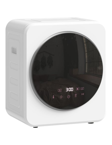 HOMCOM 4kg Vented Tumble Dryer, 800W Compact Freestanding Front Tumble Dryer with Stainless Steel Tub and Customisable Timer, Wa - pic 173391 | FastDaddyshop