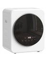 HOMCOM 4kg Vented Tumble Dryer, 800W Compact Freestanding Front Tumble Dryer with Stainless Steel Tub and Customisable Timer, Wa