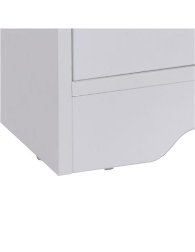 Homcom 1050mm Boxy TV Stand, with Wood-Effect Table Top