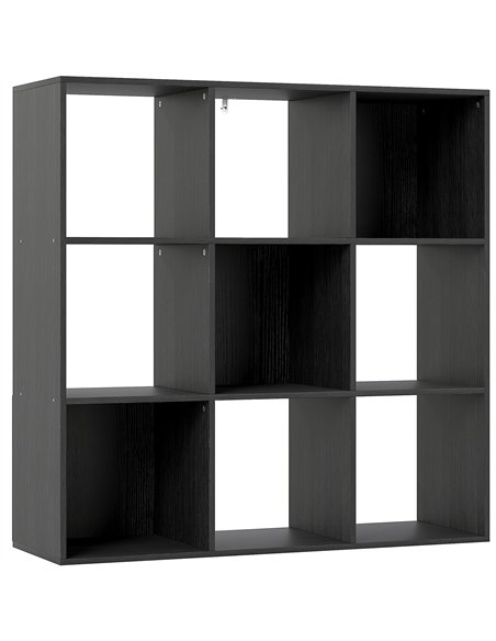 HOMCOM Nine-Cube Storage Shelf - Black - pic 173661 | FastDaddyshop