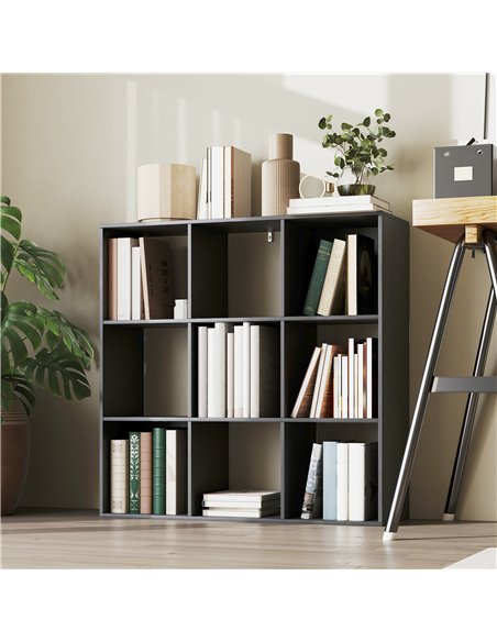 HOMCOM Nine-Cube Storage Shelf - Black - pic 173669 | FastDaddyshop