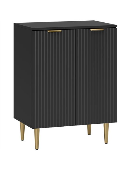 HOMCOM Adjustable Shelf Sideboard - Black - pic 173868 | FastDaddyshop