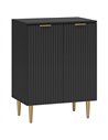 HOMCOM Adjustable Shelf Sideboard - Black