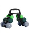 SPORTNOW Dumbbells Set with Storage Rack, 2 x 1kg, 2 x 3kg, 2 x 5kg, Green