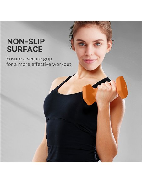 SPORTNOW 2 x 1kg, 2 x 1.5kg and 2 x 2kg Hexagonal Dumbbells Weights Set with Non-Slip Grip for Home Gym Workout - pic 173990 | FastDaddyshop