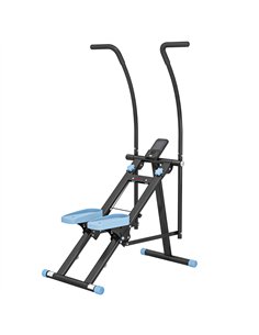 SPORTNOW Stair Stepper for Home Gym Exercise, Vertical Climber Machine with LCD Monitor & Adjustable Pedals for Workout