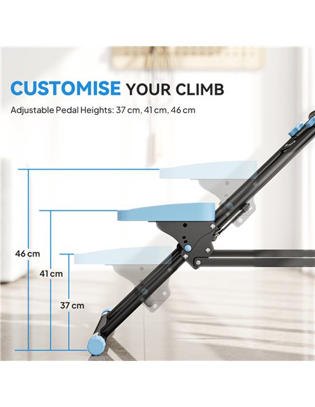 SPORTNOW Stair Stepper for Home Gym Exercise, Vertical Climber Machine with LCD Monitor & Adjustable Pedals for Workout - pic 174025 | FastDaddyshop