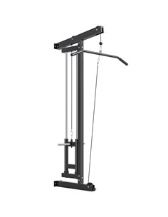 SPORTNOW Wall Mounted Lat Pull Down Machine, Crossover Cable Machine with High & Low Pulleys for Home Gym Full Body Workout