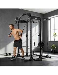 SPORTNOW Cable Crossover Machine, with Lat-Pull Down System 2