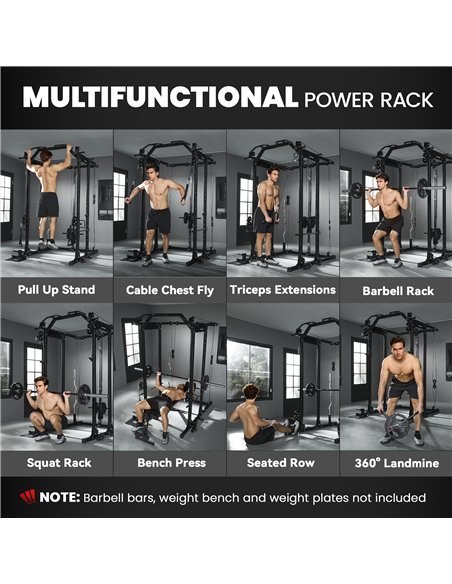 SPORTNOW Cable Crossover Machine, with Lat-Pull Down System - pic 174060 | FastDaddyshop
