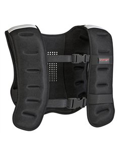 SPORTNOW Weighted Vest, 5 kg Weight Vest with Adjustable Straps, Reflective Strips, Black