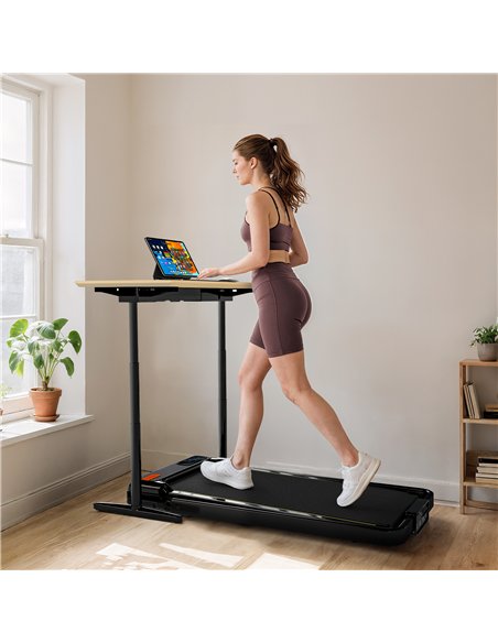 SPORTNOW Folding Walking Treadmill, Under Desk Walking Pad with Incline, Black - pic 174110 | FastDaddyshop
