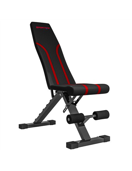 SPORTNOW Foldable Weight Bench, Adjustable Incline Flat Bench Press with 6-Level Backrest, 4-Level Seat, Leg Extension for Home  - pic 174111 | FastDaddyshop