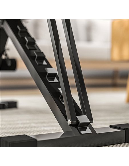 SPORTNOW Foldable Weight Bench, Adjustable Incline Flat Bench Press with 6-Level Backrest, 4-Level Seat, Leg Extension for Home  - pic 174119 | FastDaddyshop