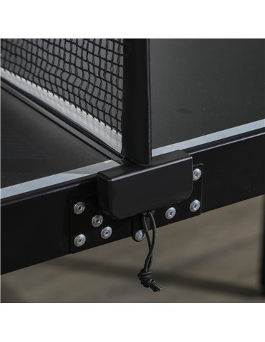SPORTNOW 5ft Mini Table Tennis Table, Folding Ping Pong Table with Net and Aluminium Frame, Portable Ping Pong Game Set for Indo