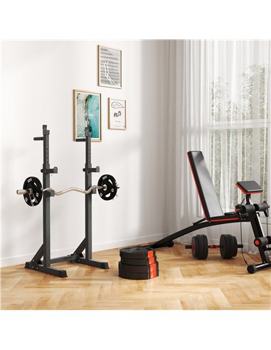SPORTNOW Weight Plates Set, with Two 10kg and Two 5kg weights, Black