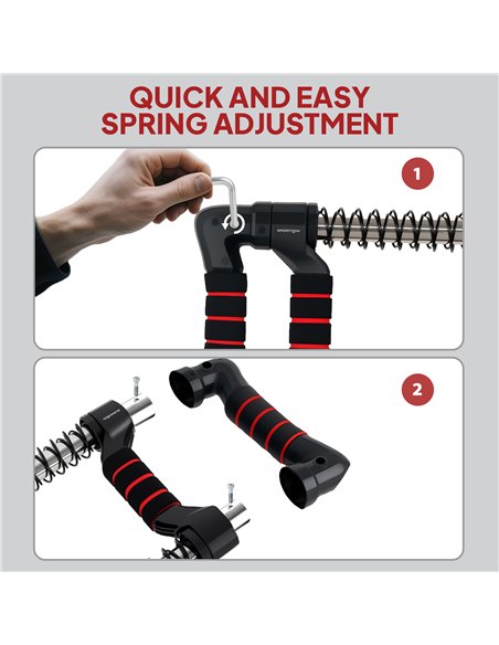 SPORTNOW Chest Expander, with 10-50kg Adjustable Resistance, for Home Gym, Office, Travel Workout - pic 174189 | FastDaddyshop