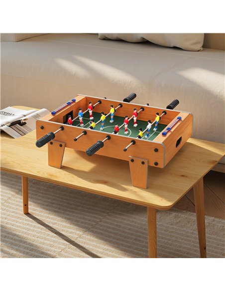 SPORTNOW 20 in Table-top Football Table with Stainless Steel Rods, Compact Foosball Table for Kids and Adults, All-Inclusive Foo - pic 174198 | FastDaddyshop