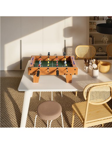 SPORTNOW 20 in Table-top Football Table with Stainless Steel Rods, Compact Foosball Table for Kids and Adults, All-Inclusive Foo