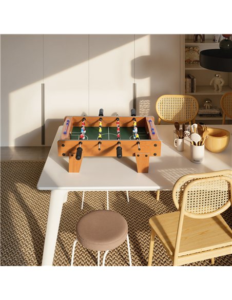 SPORTNOW 20 in Table-top Football Table with Stainless Steel Rods, Compact Foosball Table for Kids and Adults, All-Inclusive Foo - pic 174199 | FastDaddyshop