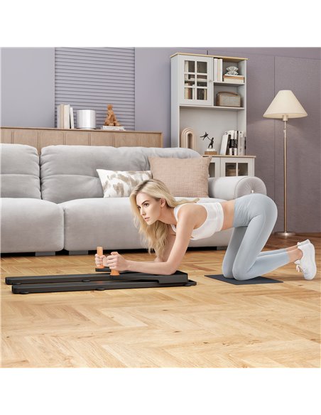 SPORTNOW Push Up Board Set of 2, Portable Press Up Board with Dual Glide Rails, Knee Pad, Pushup Stand Pilates Reformer Machine  - pic 174202 | FastDaddyshop