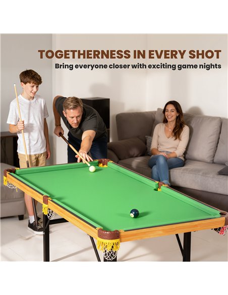 SPORTNOW 4FT Mini Folding Pool Billiards Table - pic 174216 | FastDaddyshop