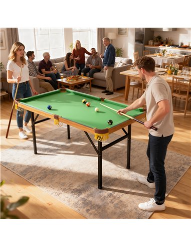 SPORTNOW 4FT Mini Folding Pool Billiards Table