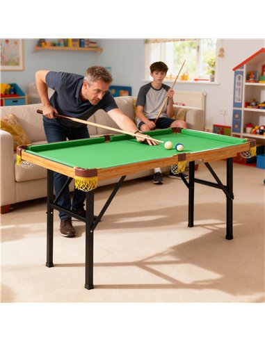 SPORTNOW 4FT Mini Folding Pool Billiards Table