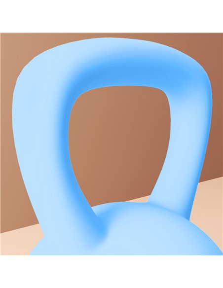 SPORTNOW 6KG Soft Kettlebell, Kettlebell with Non-Slip Handle for Home Gym, Weight Lifting, Strength Training, Light Blue/Grey - pic 174263 | FastDaddyshop